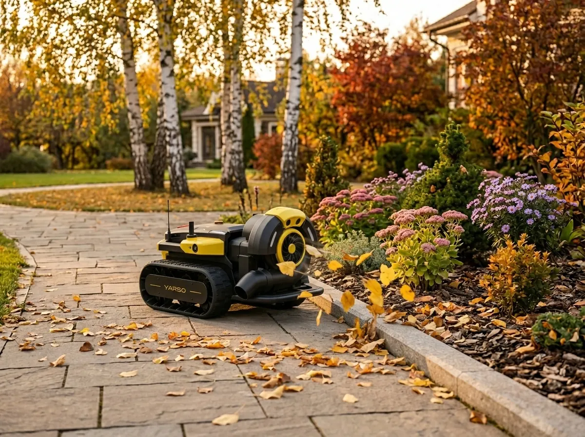Регулировка мощности воздушного потока Yarbo Air Blower — от деликатной до полной тяги