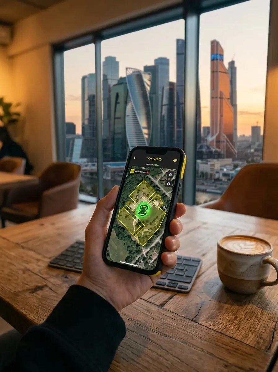 Управление Yarbo через приложение на смартфоне — камеры, расписание, карта зон