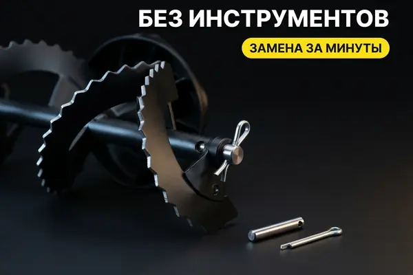 Замена шплинтов и гусениц Yarbo Snow Blower — расходные материалы