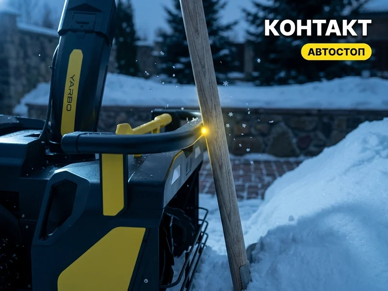 Контактный бампер Yarbo Snow Blower — мгновенная остановка при касании