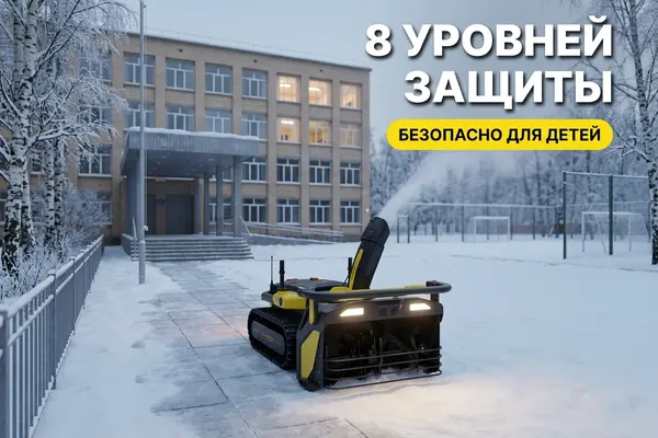 Территория школы зимой — безопасные чистые дорожки