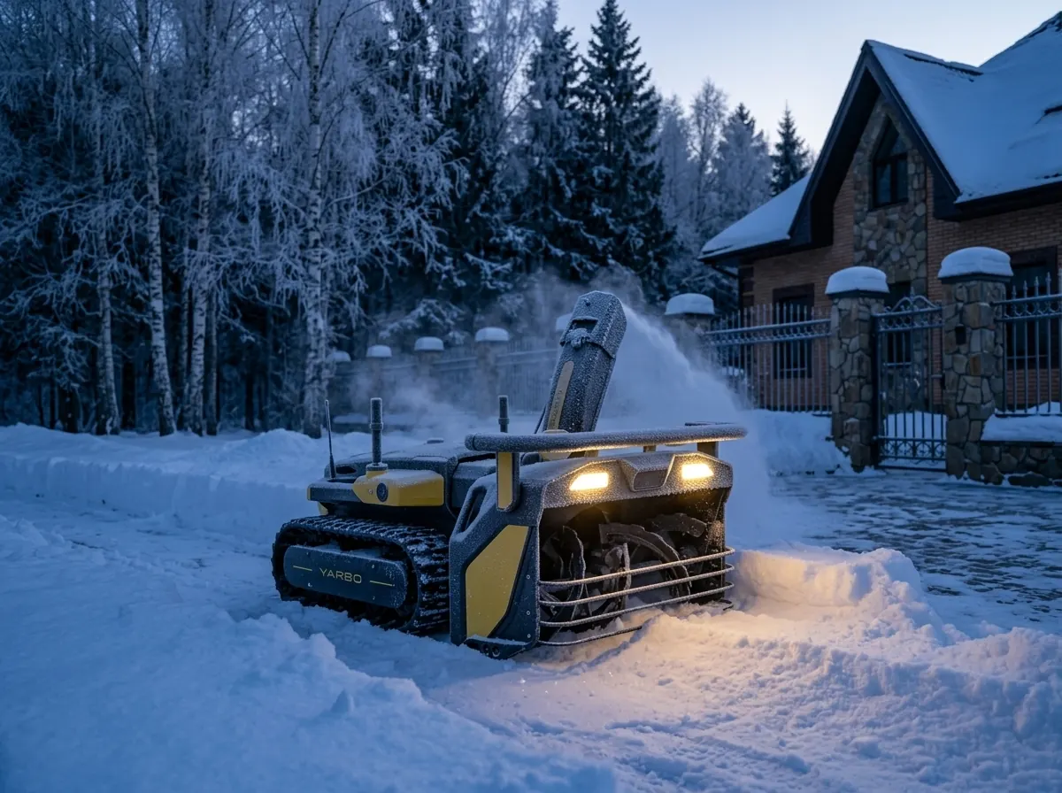 Yarbo Snow Blower S1 работает при температуре до минус 25 градусов